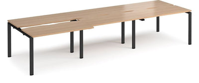 Bravo Adapt Sliding Top Triple Back to Back Desk (6 Person)