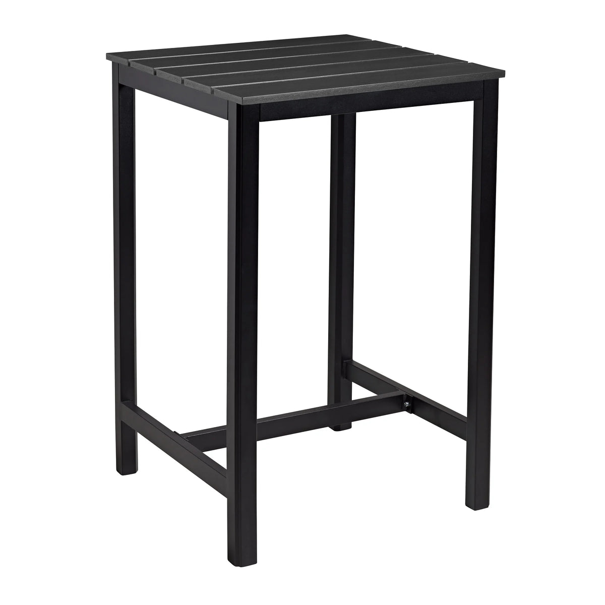 EKO Black Square Poseur Aluminium Troy Table