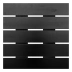 EKO Black Square Poseur Table