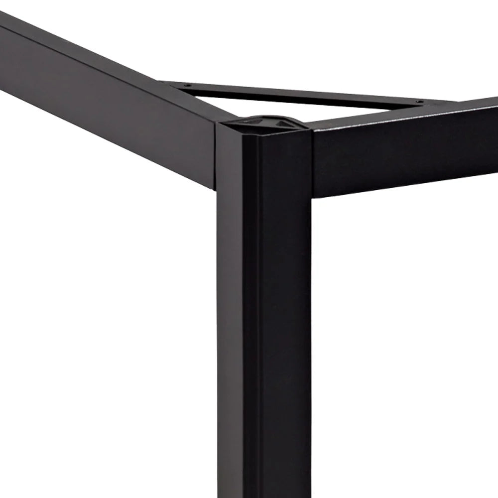 EKO Black Square Poseur Aluminium Troy Table
