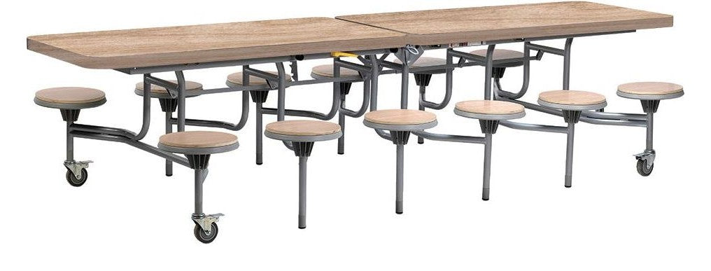 12 Seat Primo Mobile Folding Table in Oak