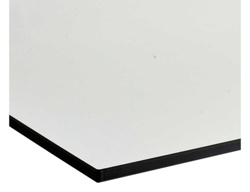 12mm Compact Laminate Table Top, White, 590 mm square