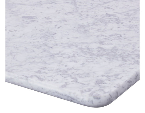 20mm Solid Carrara Marble Table Top, 500 mm square