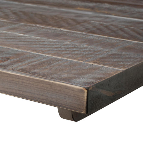 34mm Rustic Pine Table Top, Driftwood, 700 mm square