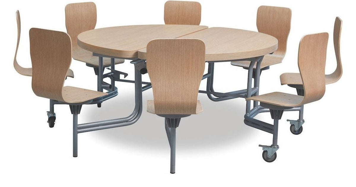 8 Seat Primo Round Mobile Folding Table