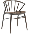 Albany Spindle Back Side Chair, Antique Grey