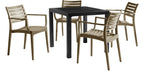 Artemis Taupe Dining Set
