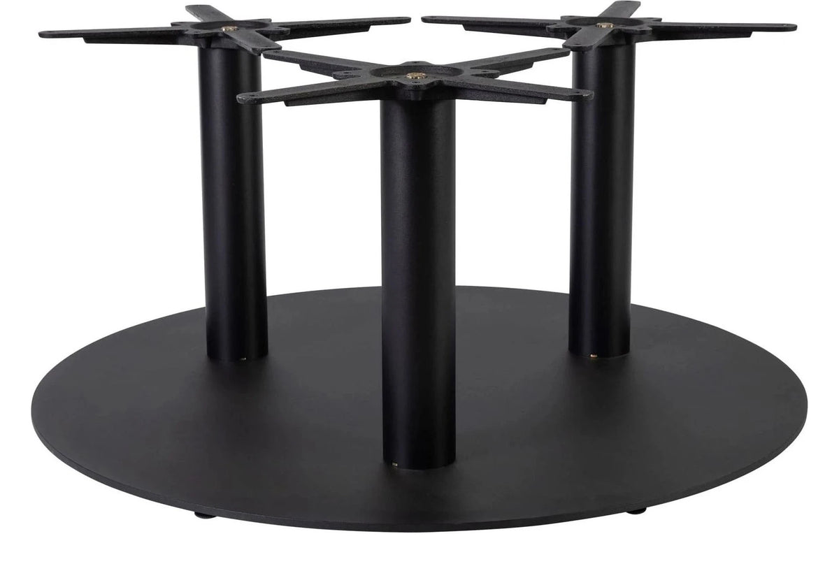 Boston Black Table Base, Extra Large Round, base 90 x 90 cm, Coffee, 43 cm high