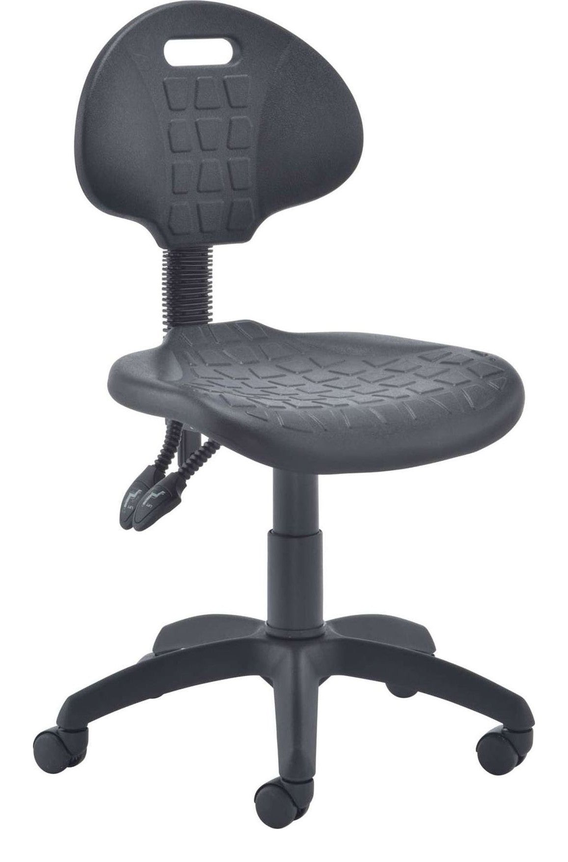 Factory Chair 2 Lever in Black