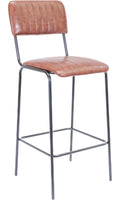 Tavern High Chair in Brown PU