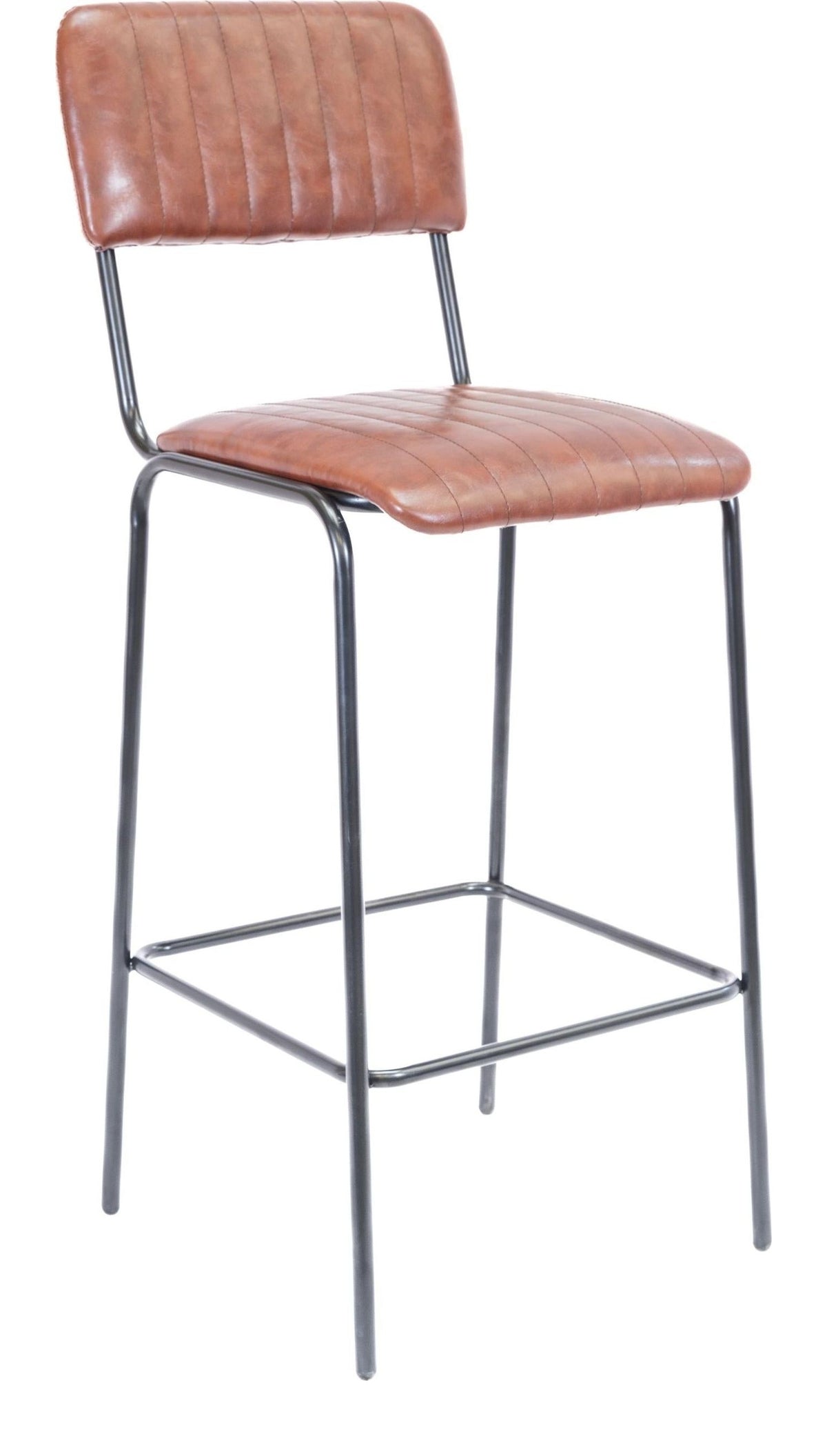 Tavern High Chair in Brown PU