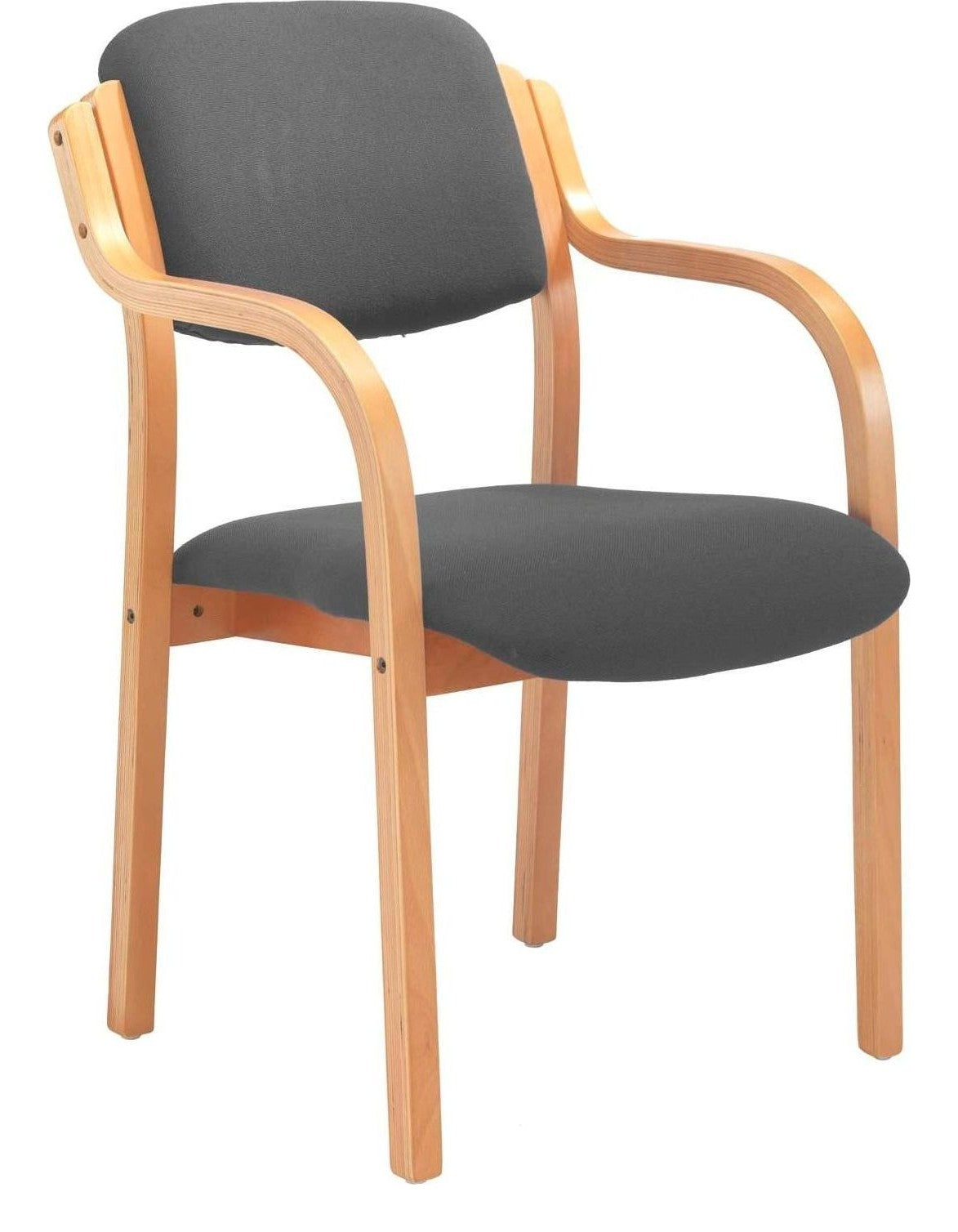 Renoir Chair with Arms in Charcoal