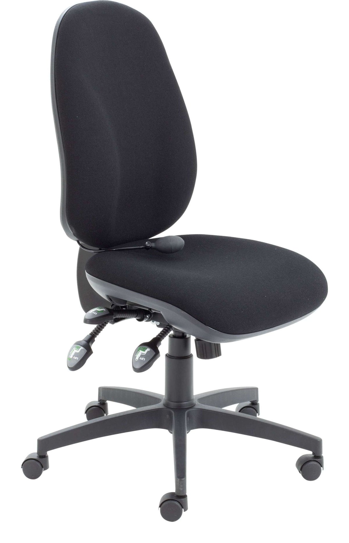 Maxi Ergo Chair with Lumbar Pump in Black
