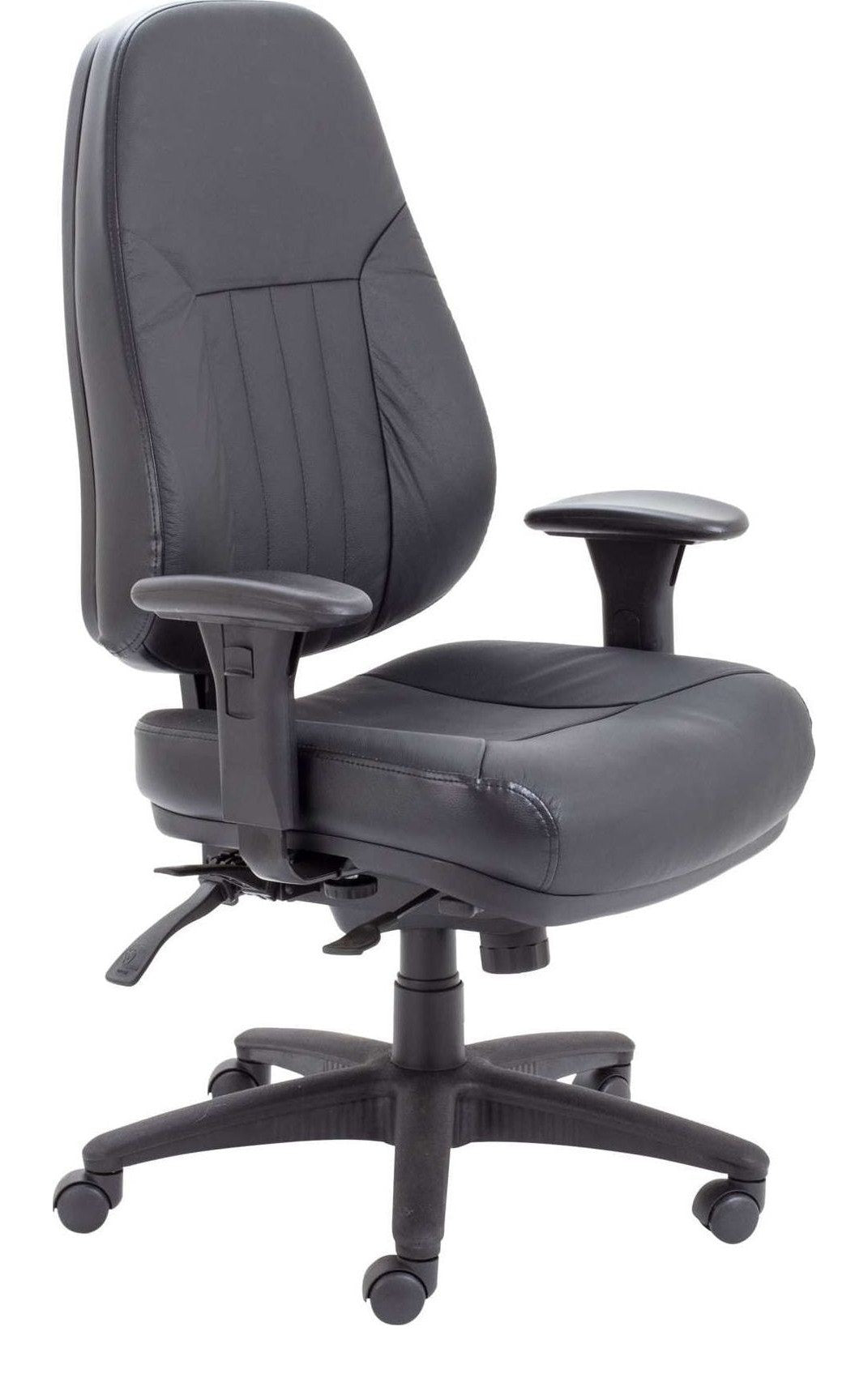Panther Executive Leather Office Chair in Black