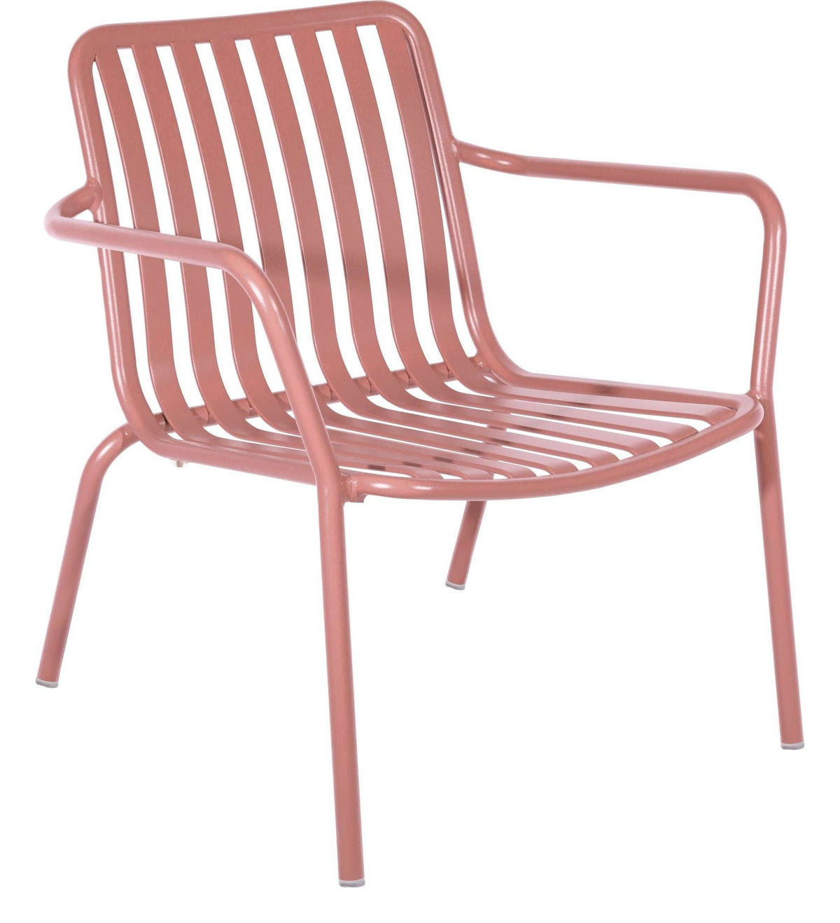 Breeze Aluminium Armchair in Brick Dust
