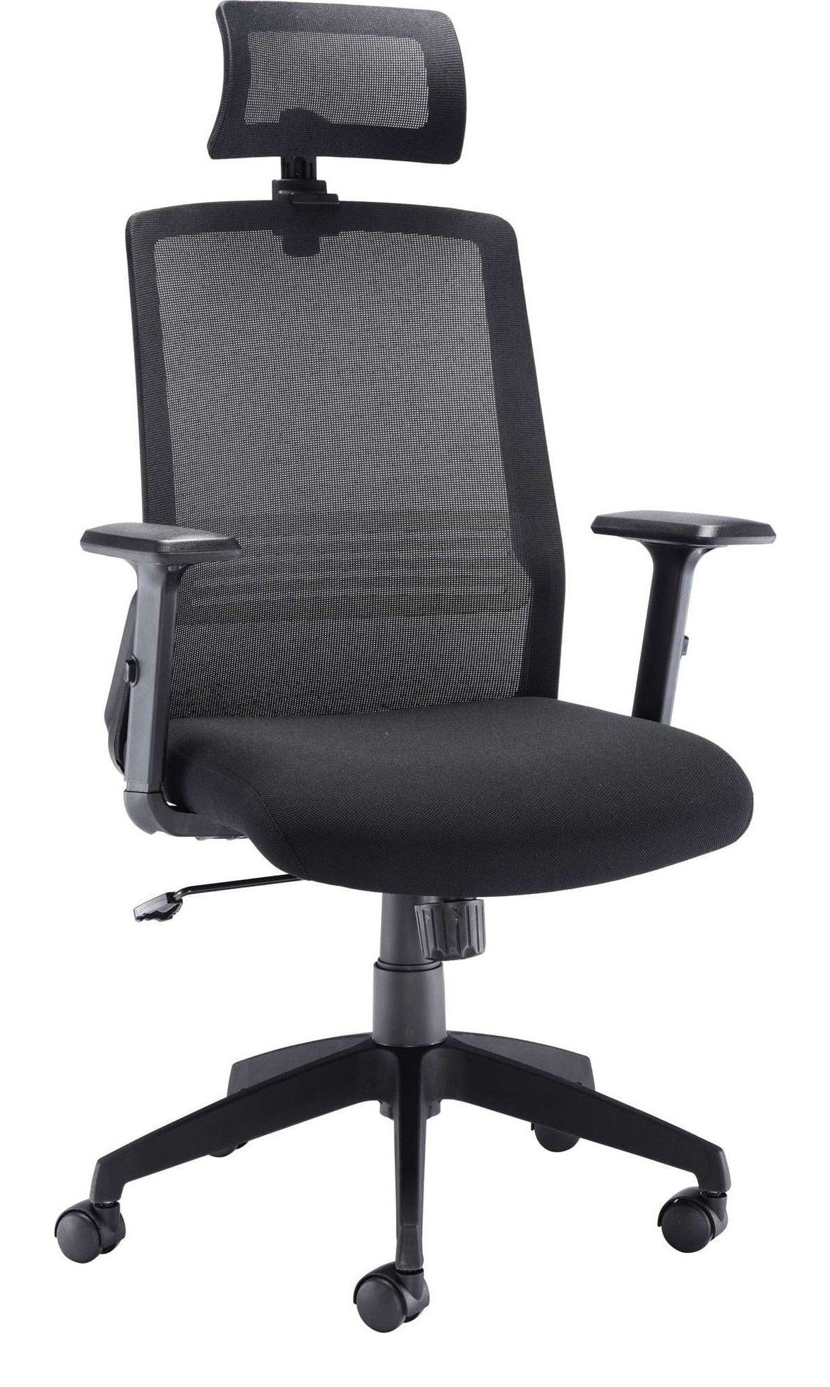 Denali High-Back Office Chair with Headrest in Black