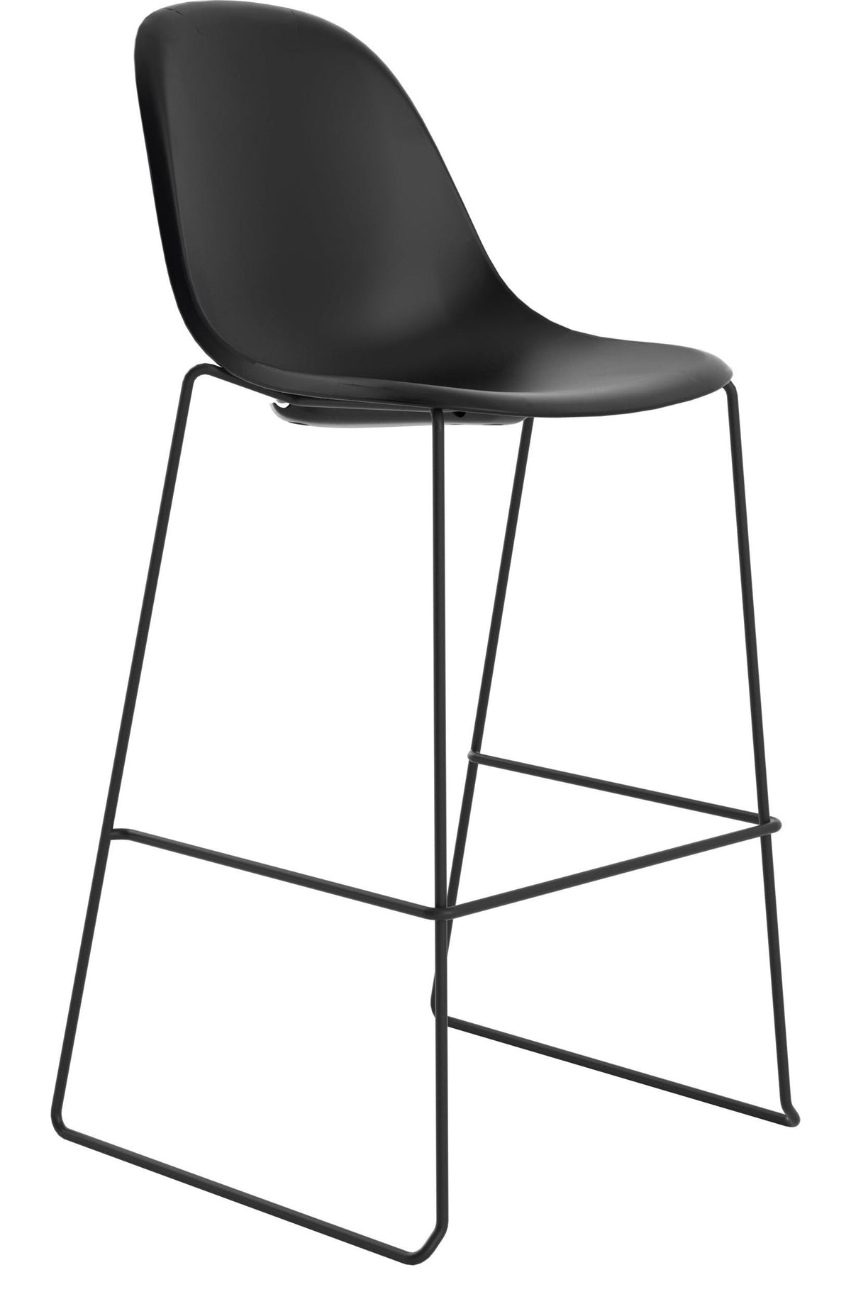 Lizzie High Stool in Black