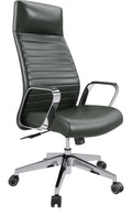 Dawn High Back Leather Executive Chair in Black PU