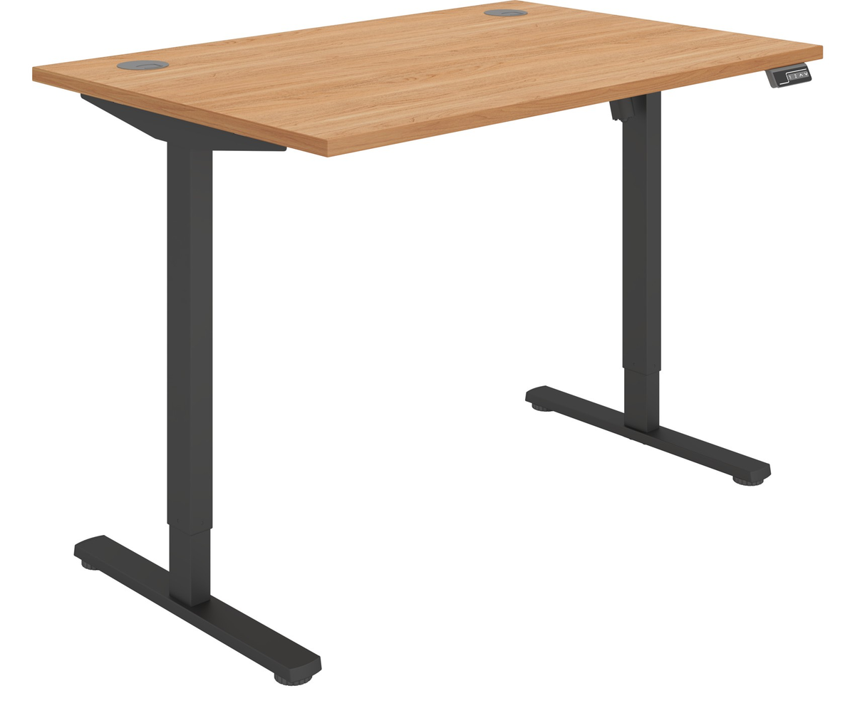 Core Single Motor Sit Stand Desk in Beech