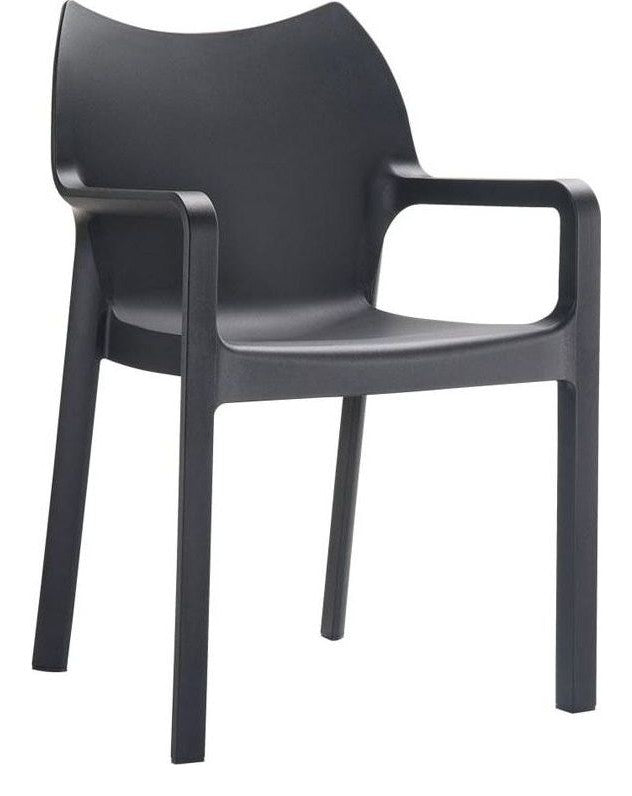 Diva Arm Chair, Black