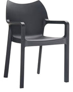 Diva Arm Chair, Black