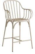 Denver Bar Stool, Retro Light Blue, Mid Height