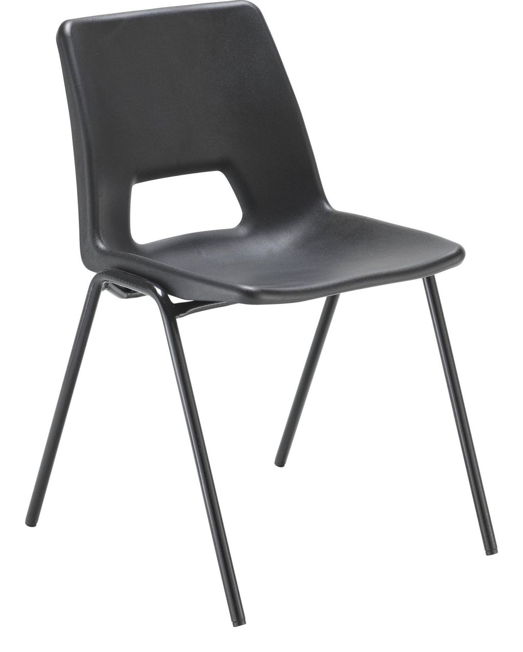 Economy Polypropylene Chair in Black