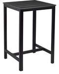 EKO Black Square Poseur Table