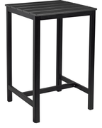 EKO Black Square Poseur Table