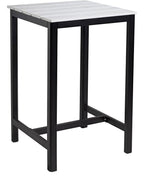 EKO Rectangular Poseur Table, Whitewash