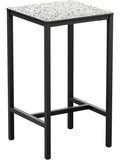 Extrema Mixed Terrazzo, Black Dining Table, 119x69cm