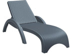 Fiji Sun Lounger Dark Grey Without Cushion