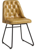 Harland Side Chair in Bruciato Leather