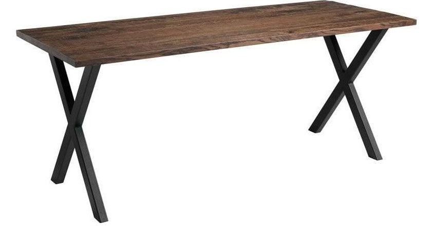 Highcross 'X' Dining Table, Black, Extra White, 180cmx75cm, Standard