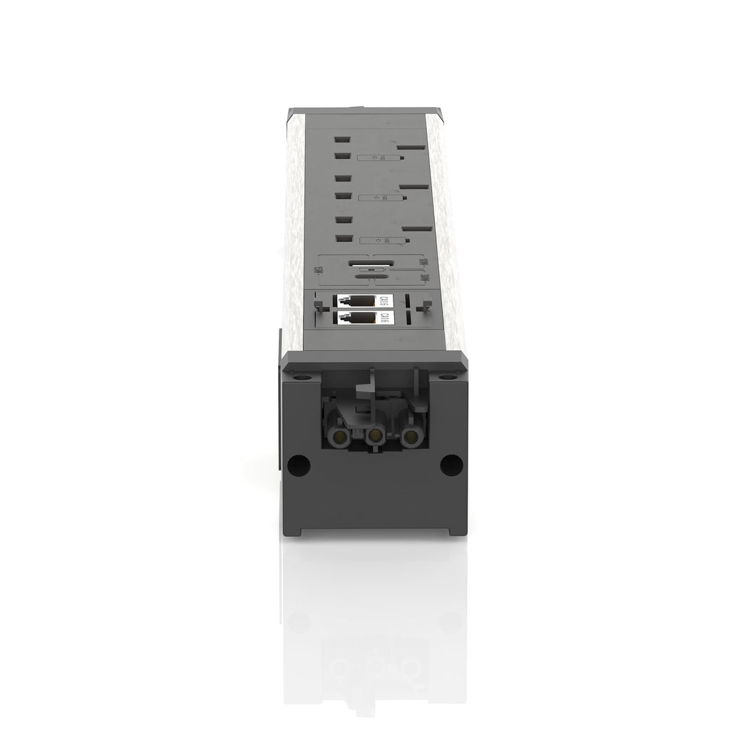 Volta Under Desk Power Module, 3 Sockets, USB and Data, view 5