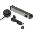 Volta Power Kit, In-Desk and Under Desk Modules with Mains Lead, black, 1m mains lead