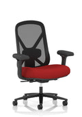 Conrow Bespoke 28 Stone Heavy Duty Task Operator Chair, cherry, no headrest