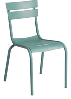 Marlow Stacking Alu Outdoor Side Chair, Black