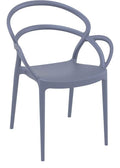 Mila Arm Chair, Black