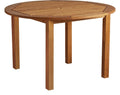 120 Dia Round More Table Robinia, Centre ParasolHole&Ring