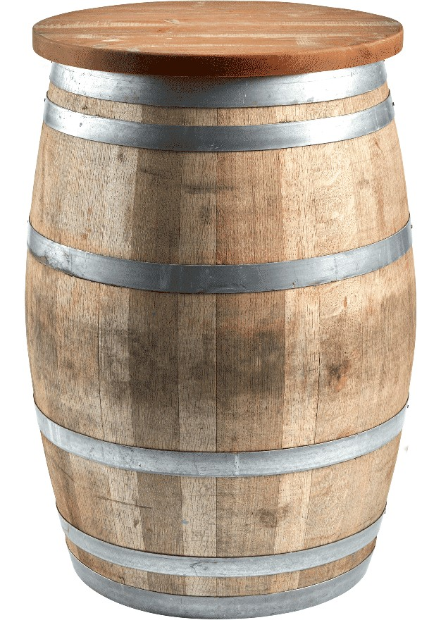 Munster Oak Poseur Barrel Table, 600 Dia