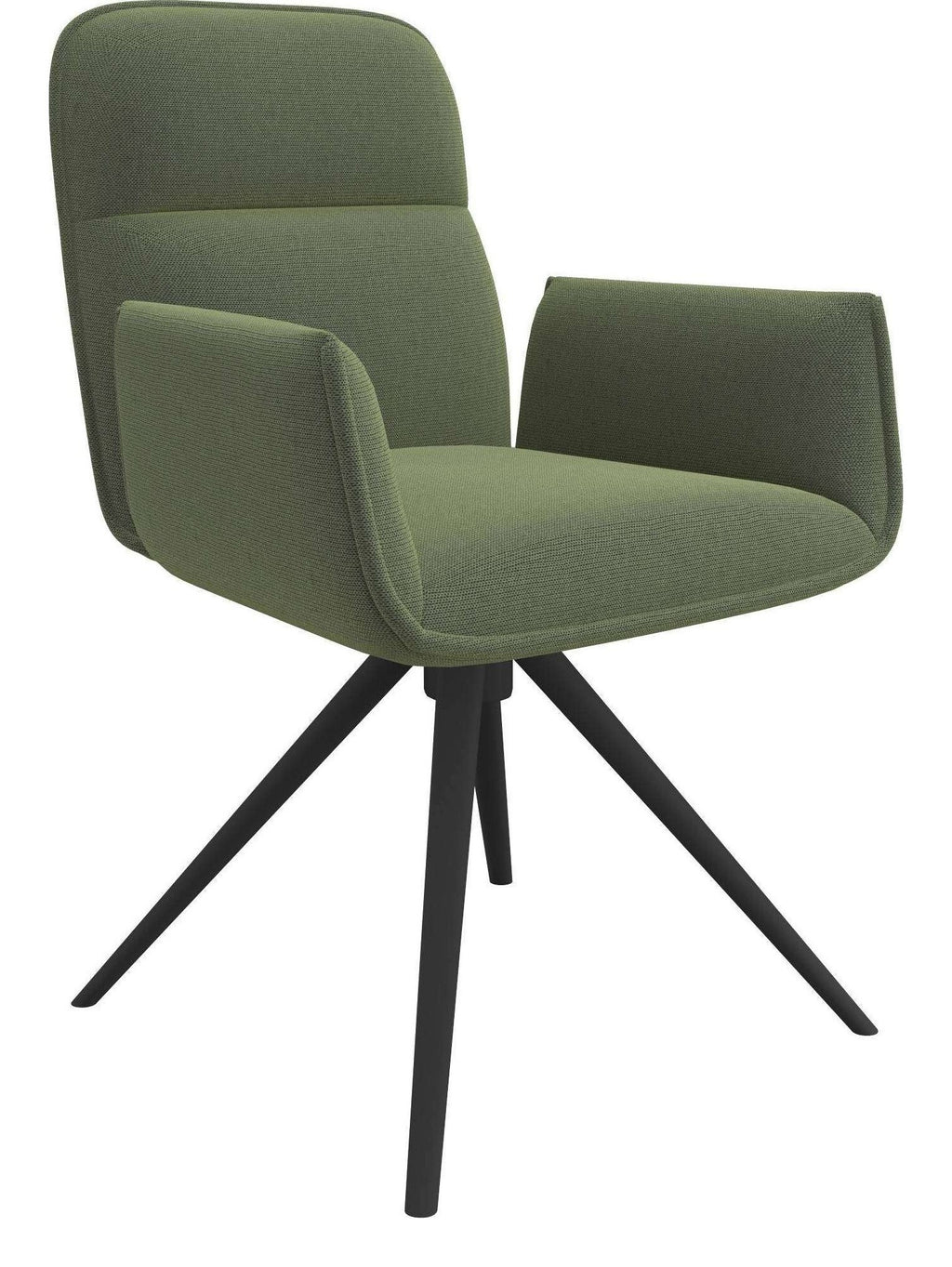 Faze Armchair with 4 Star Base in Green/Black