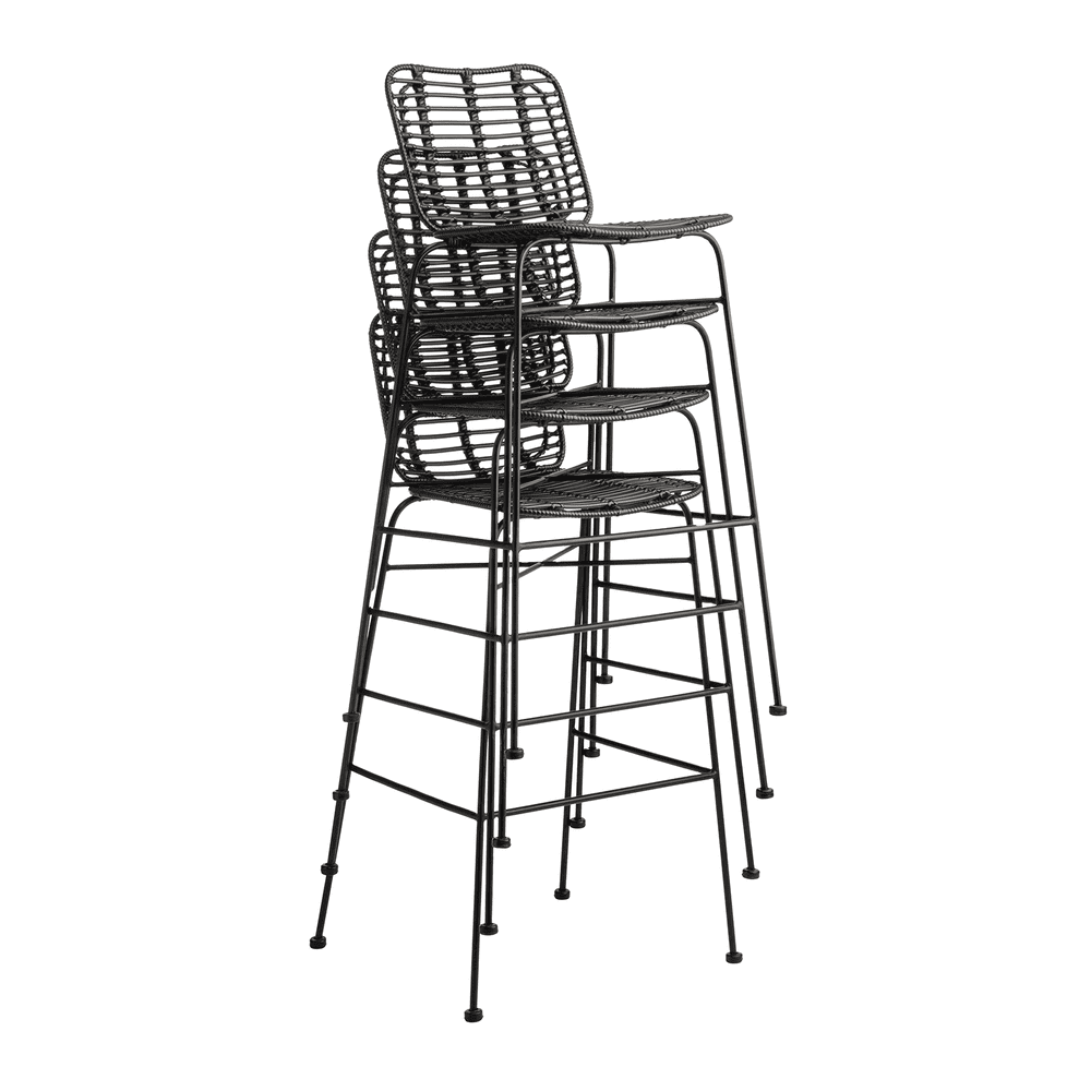 Palm Stacking Bar Stool