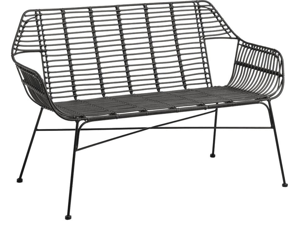 Palm Stacking Sofa, Black