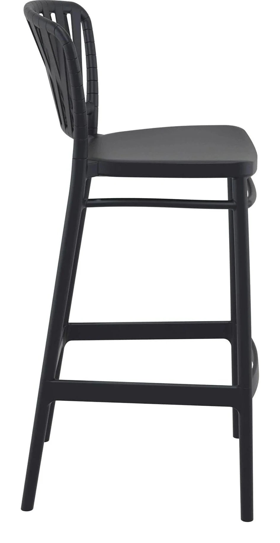 Portofino Bar Stool 75, Black