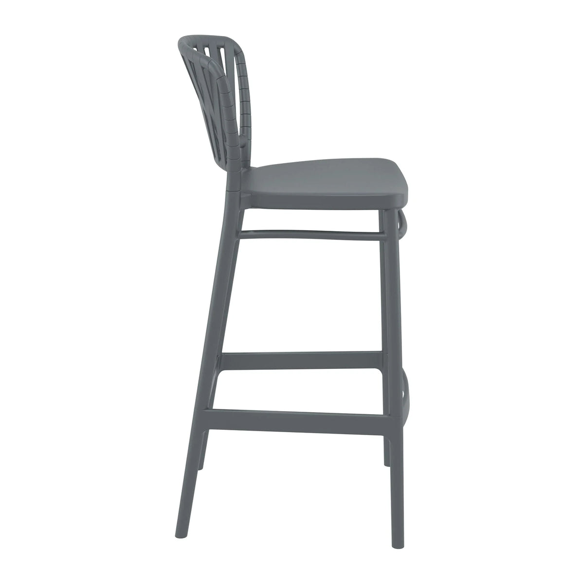 Portofino Bar Stool 75, Dark Grey