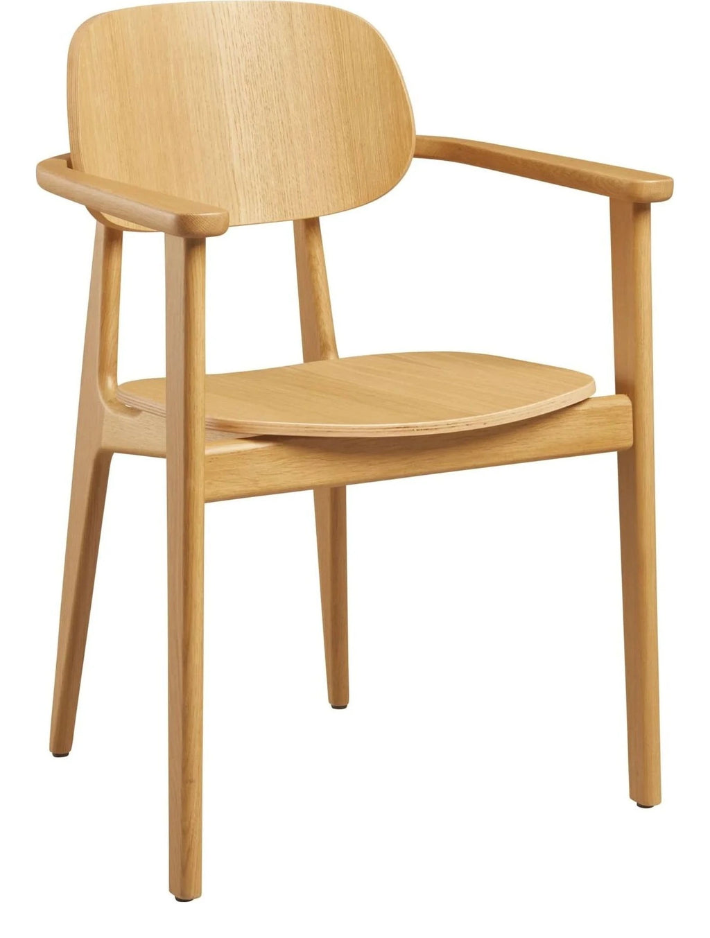 Relish Arm Chair, Natural Oak