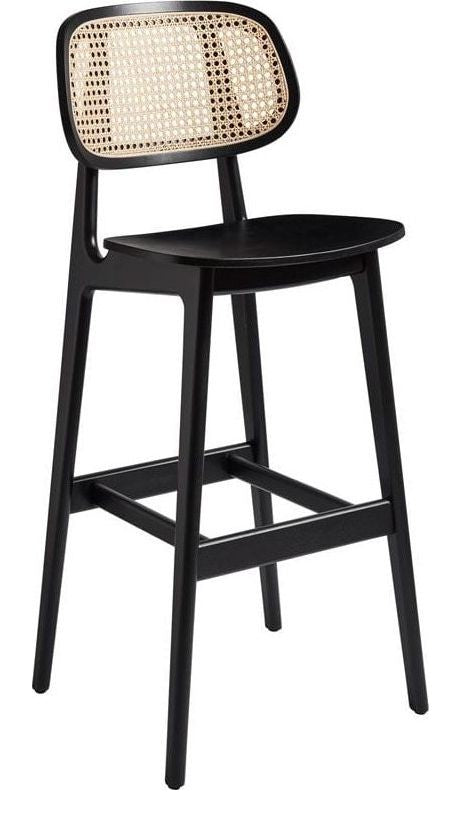 Relish Barstool, Beech Satin Black