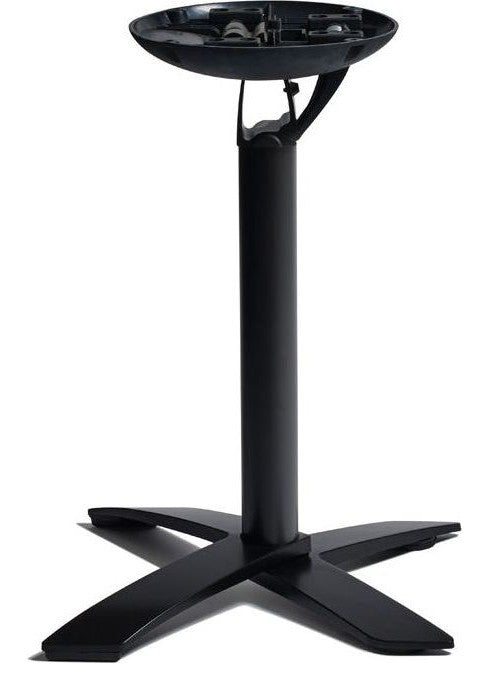 Spaceguard Aluminium Flip Top Deluxe Table Base, Standard, Dining, 72 cm high