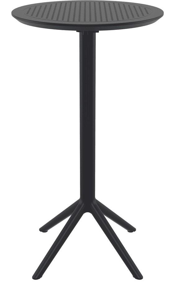 Sky Folding Bar Table, Black